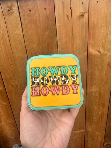 Howdy Jewelry Travel Case
