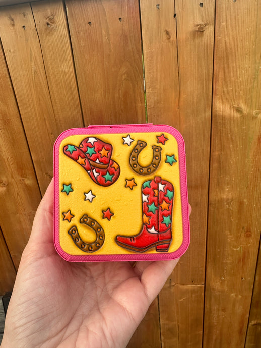 Cowgirl Travel Jewelry Case