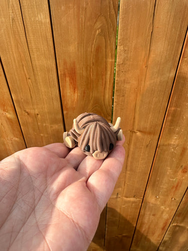 3 Part - Highland Cow Fidget