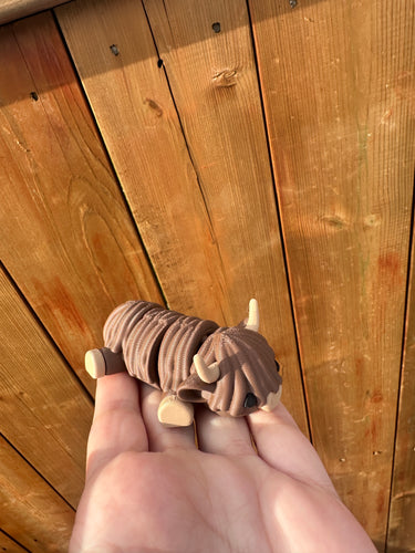 4 Part - Highland Cow Fidget