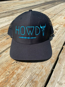 Howdy Hat - Black Snap Back