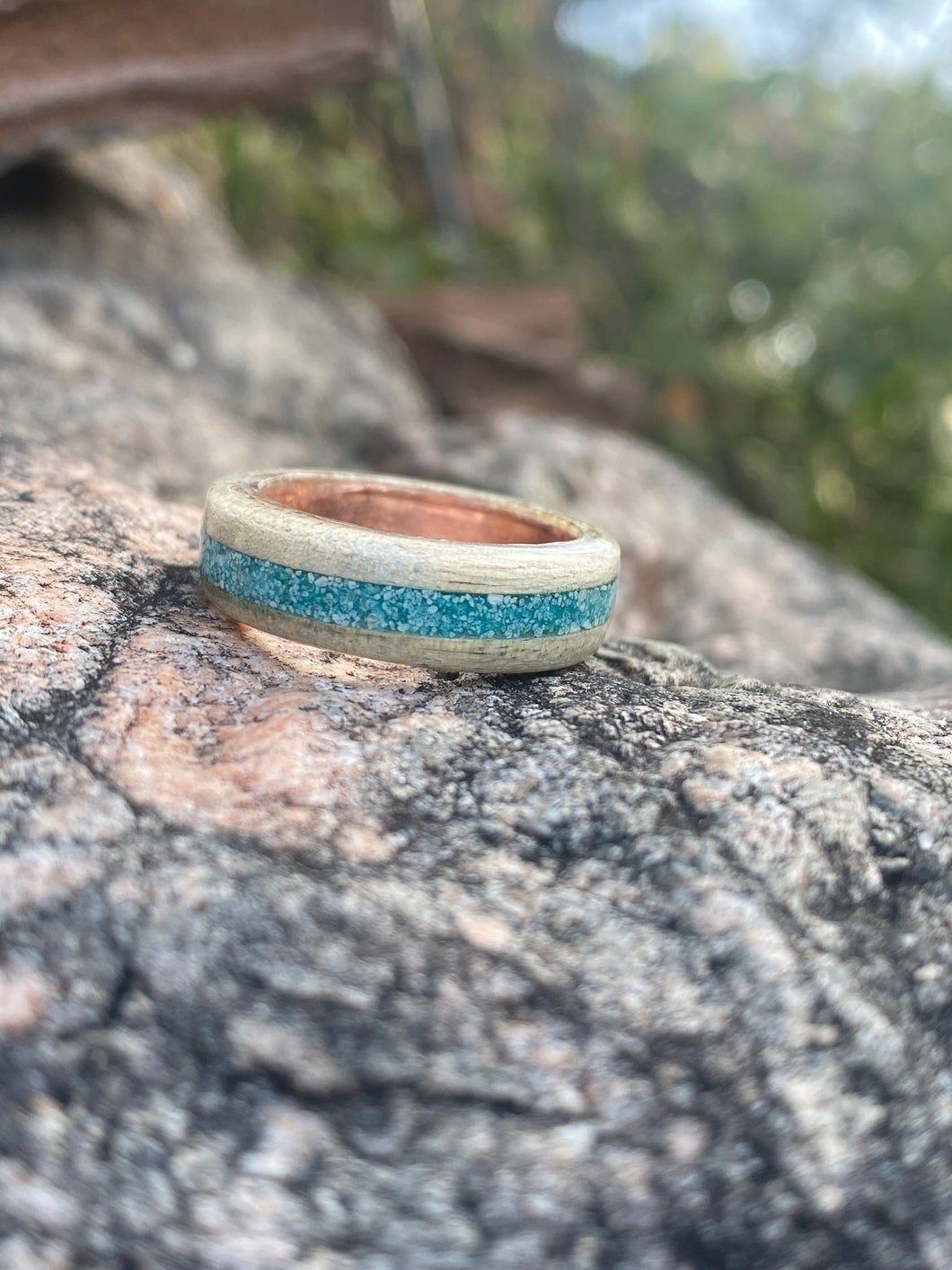 Handcrafted Wood Ring - White Oak